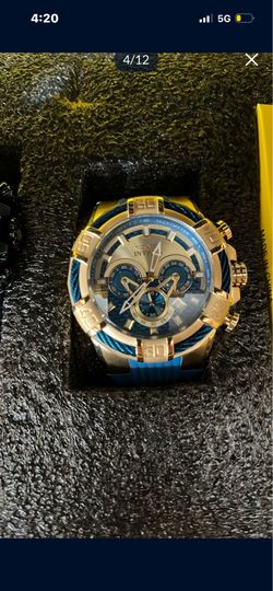 New gold and blue Invicta boot amazing piece