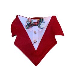 Tuxedo Bandana With Bow Tie 