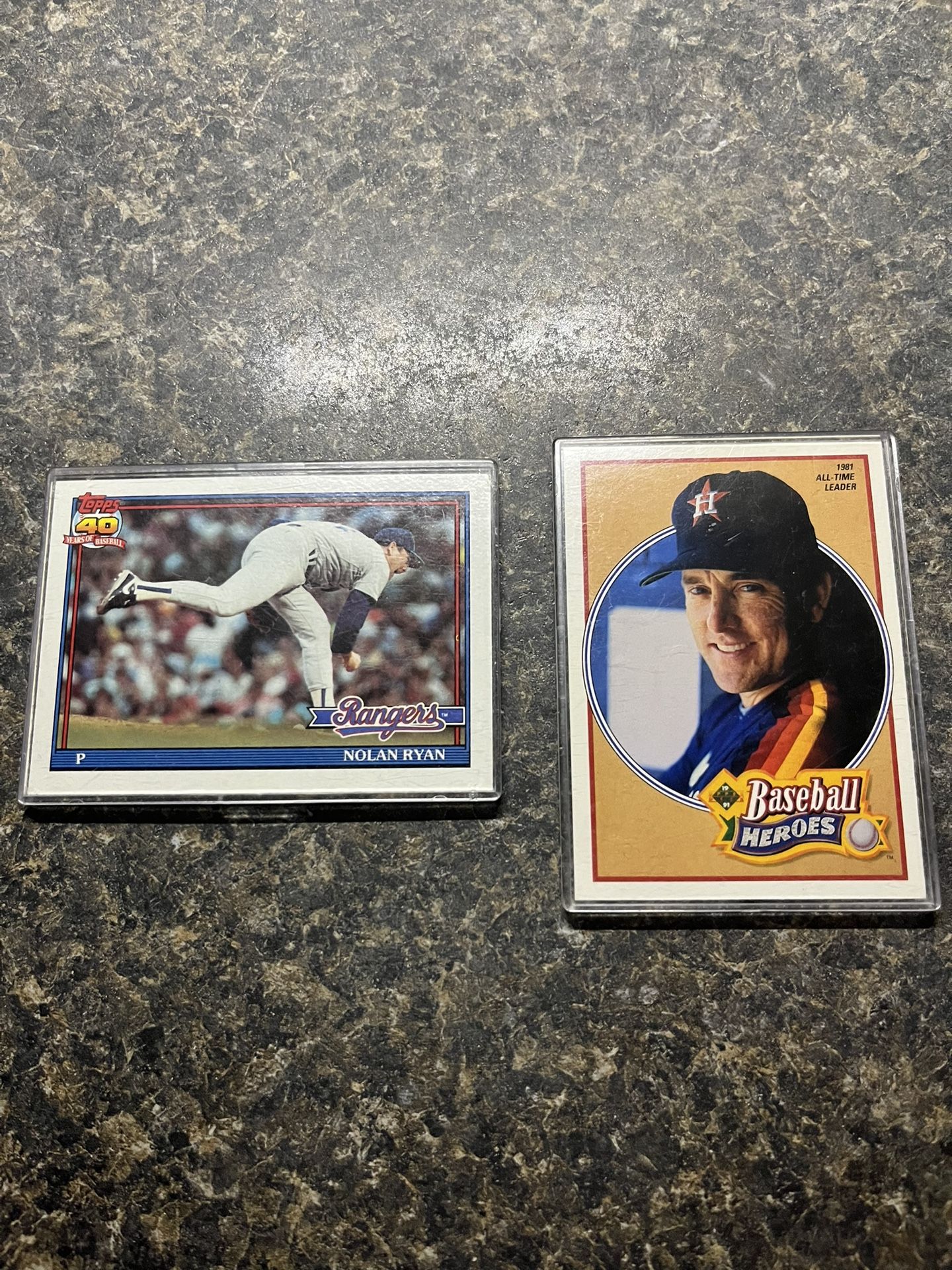 2 Nolan Ryan Cards