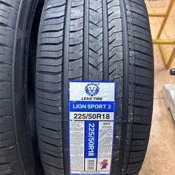 225 50 18 New Tires 