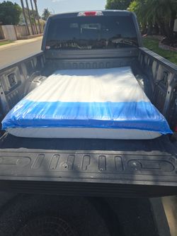 Full Size Memory Foam Mattress & Cool Gel Topper Both In Great Cond