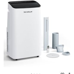 15000 BTU Portable Air Conditioners Cools Up to 800 Sq.Ft, 4-IN-1 Self-Evaporating Portable AC Unit with Dehumidifier, Fan, Sleep Mode, 24-Hour Timer,