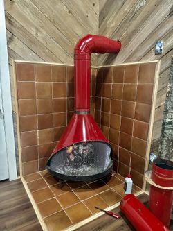 Vintage PREWAY Mid Century Modern Freestanding Cone