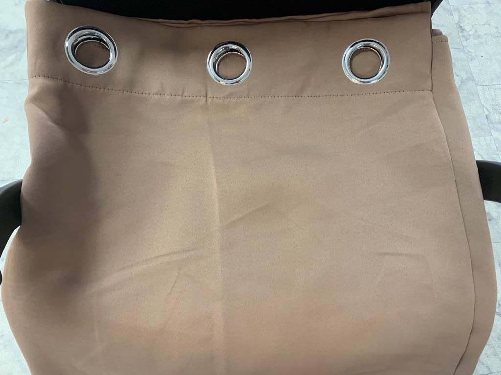 Brown curtain chocolate 6.8 ft width and 7 feet hight