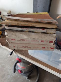 Miscellaneous sandpaper