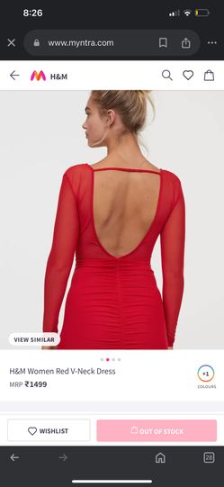H&M V Neck Dress