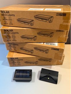Outdoor Solar Deck Lights / 20 in each Box