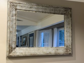 Large Metal Frame Wall Mirror