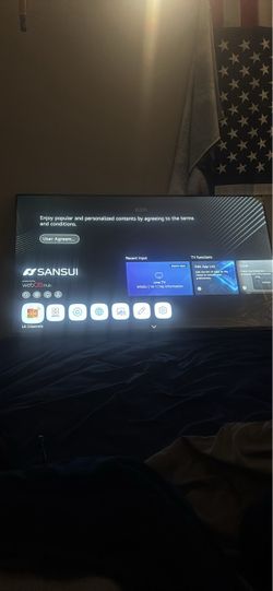 Brand New 50" Sansui 4K Smart TV - webOS (plastic wrap still on)