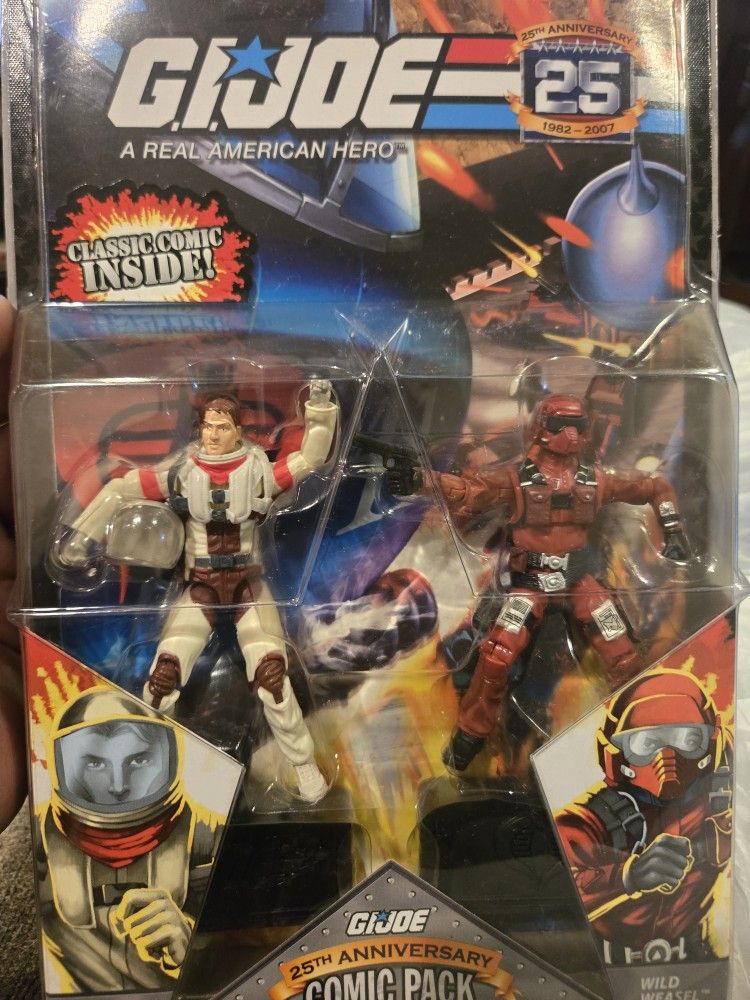 Gi JOE 25TH ANNIVERSARY COMIC 2 PACK