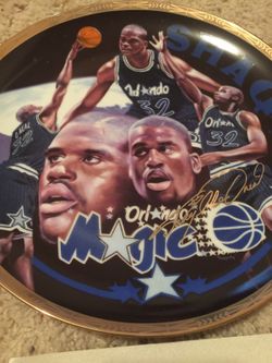 Shaquille Oneal Collector Plate #2001