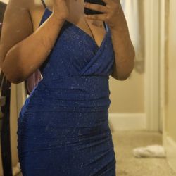 Blue Shimmery Dress