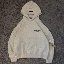 Essentials F.O.G. Light Oatmeal Hoodie (S)