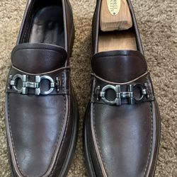 Used ferragamo loafers top