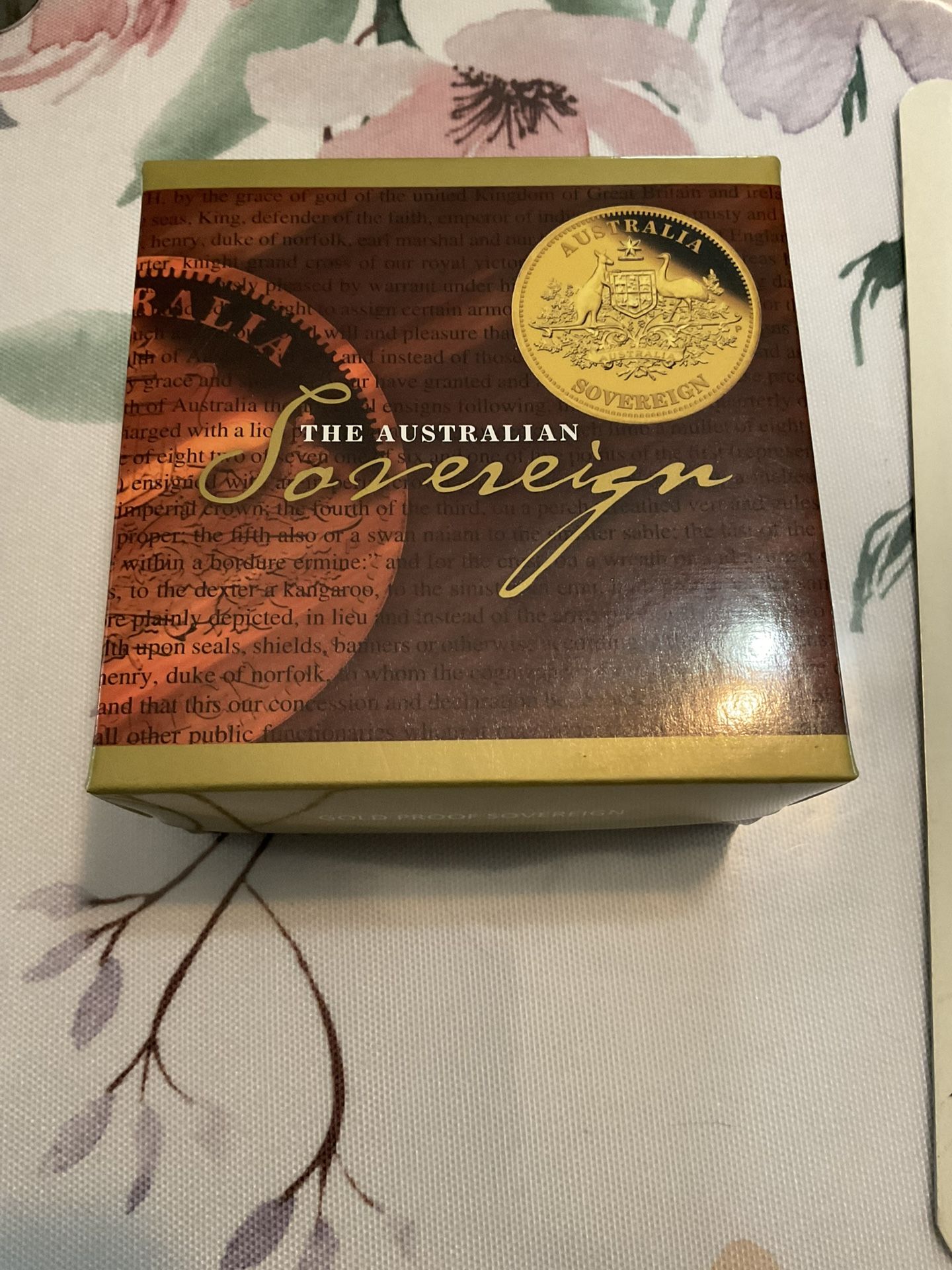 2011 Australian $25 GOLD proof SOVEREIGN