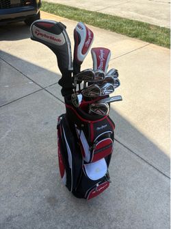 Taylormade / MacGregor - LH Complete Golf Club Set with Cart Bag