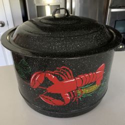 Large Enamel Pot