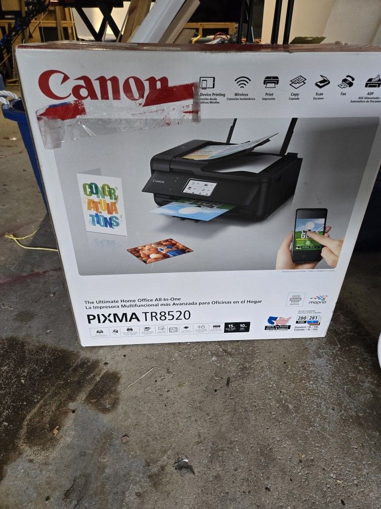 Lightly Used Canon PIXMA TR8520 Printer