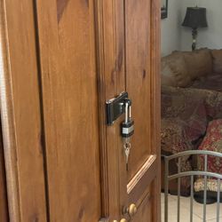 Solid Wood Gun Cabinet