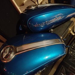 Harley Custom Painted Tanks And Motorcycle Parts For Sale