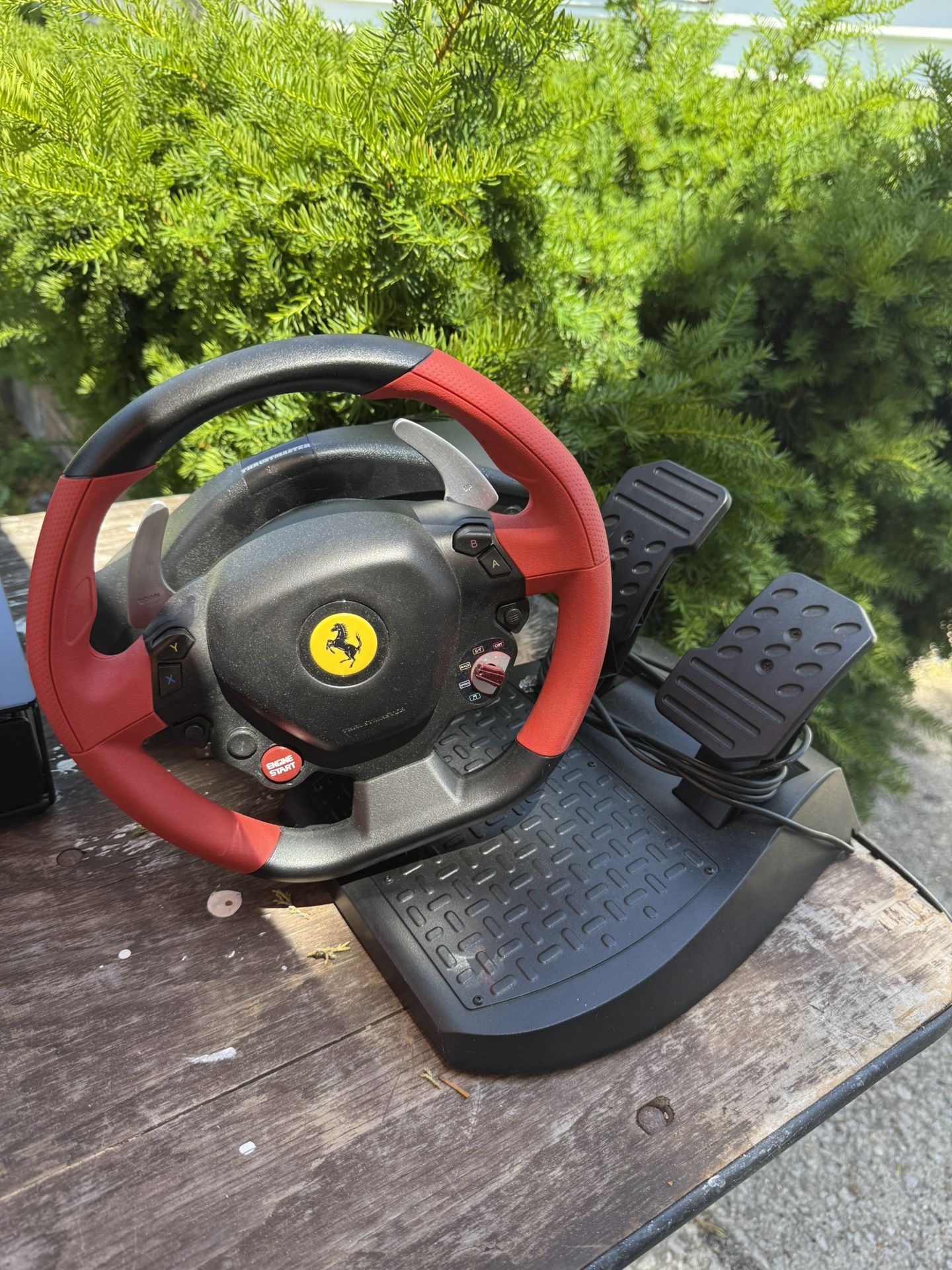 Thrustmaster Steering Wheel 458 Spider Racing Pedals Xbox One