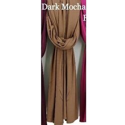 Womens Dark Mocha Premium Jersey Hijab