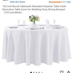 Wedding round tablecloth