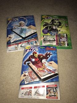 Crayola Color Alive Coloring Books