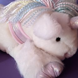 Cute Unicorn Stuffed Animal, Never Played With, Just For Decoration, Looking Brand New