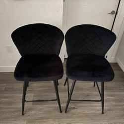 Velvet Kitchen Bar Stools 