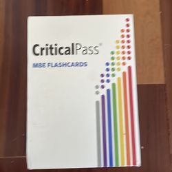 Critical pass flashcards for CA bar study