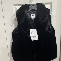 Girls Vest Milly Minis Size 12 Black 