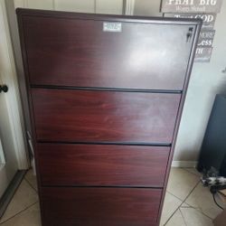 File Cabinet With 4 Drawers and a Key