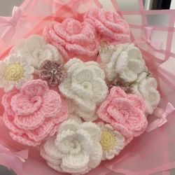 Crocheted Flower bouquet 