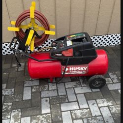 Husky air compressor 17 gallon max 150 psi