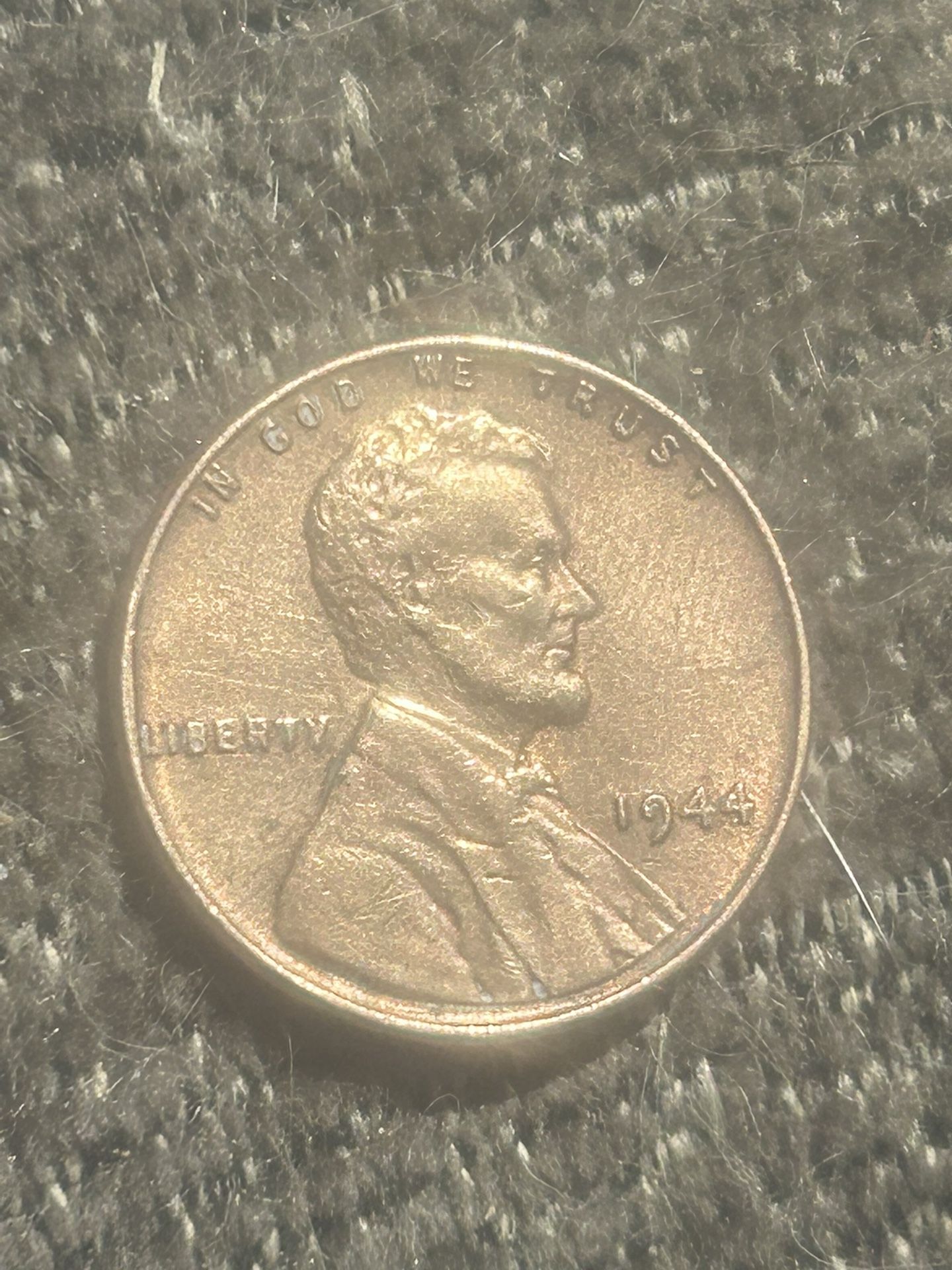 1944 No Mint Mark Wheat Penny