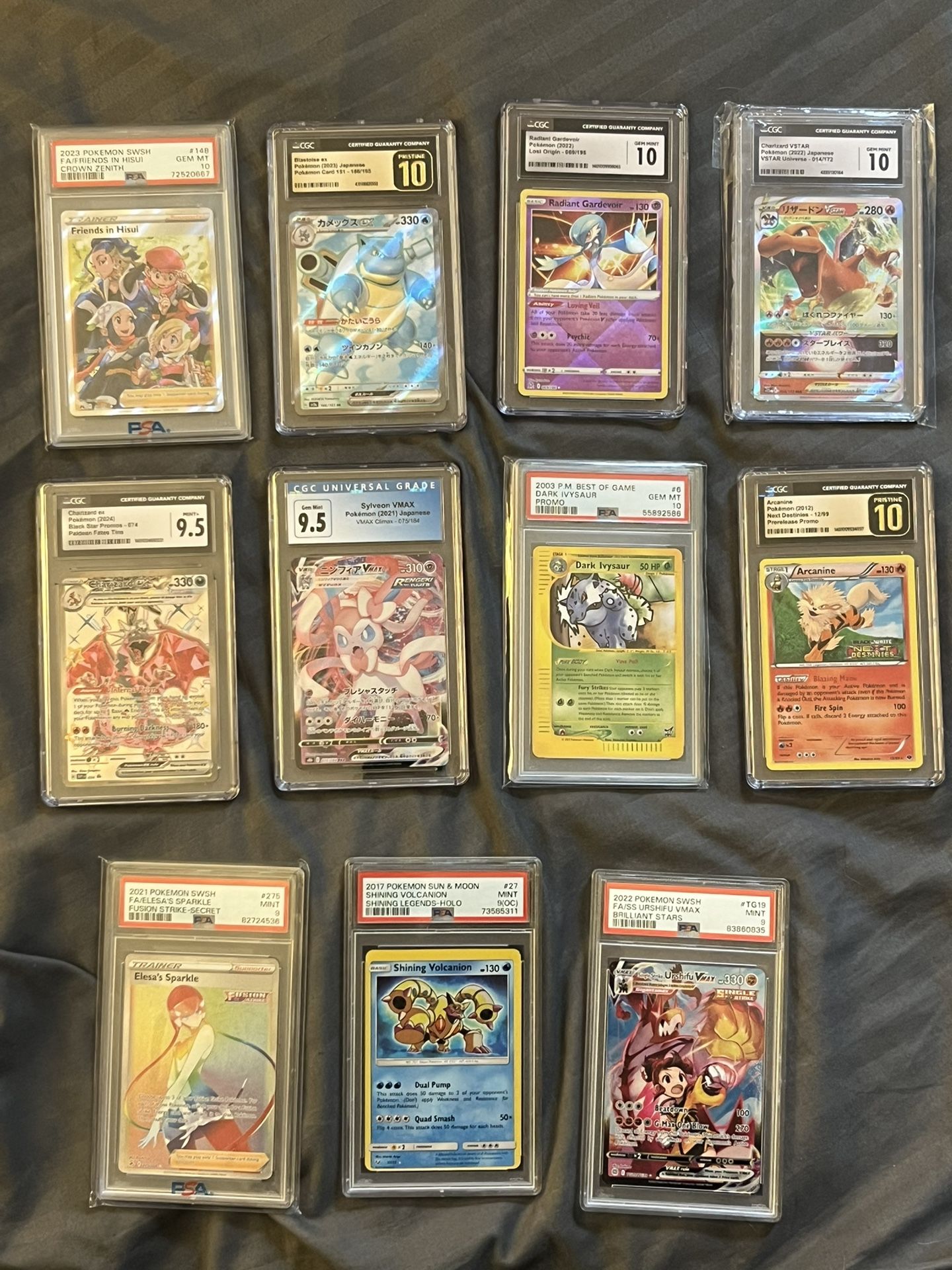 Pokemon Graded Trading Cards