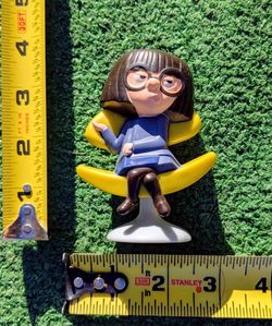 Disney Pixar Incredibles 2 Edna Bobble Toy McDonalds Happy Meal Opened Loose GUC