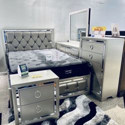 BEAUTIFUL NEW JASMINE QUEEN BEDROOM SET ON SALE ONLY $699. IN STOCK SAME DAY DELIVERY 🚚 EASY FINANCING 