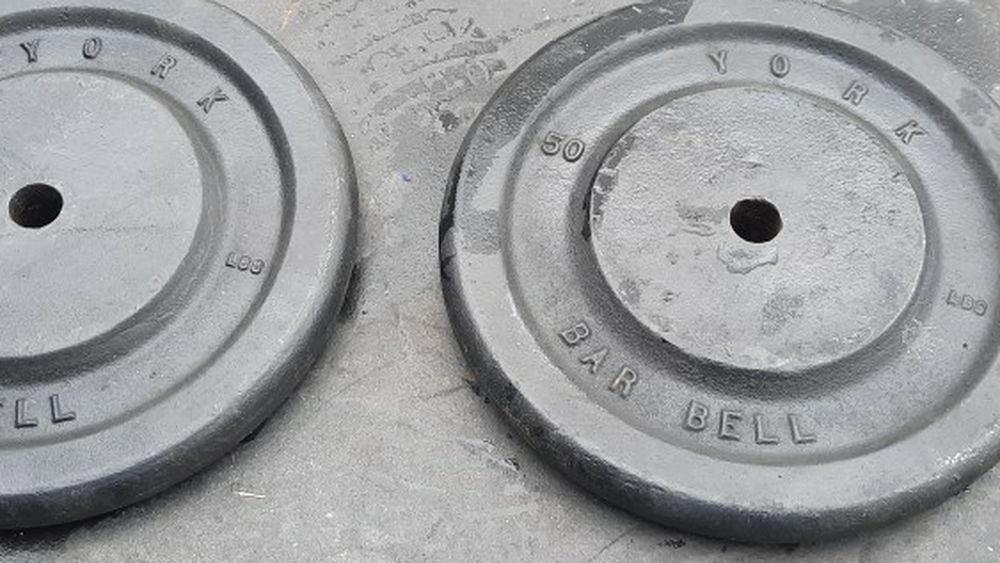 York Weight Plates 50s