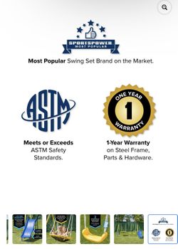 Metal Swing Set Heavy Duty.