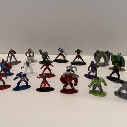 Jada Toys Nano Metalfigs Marvel Superheroes Lot  Diecast Mini Action Figures 2in