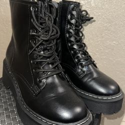 COMBAT PLATFORM BOOTS