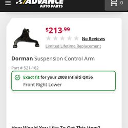 Suspension Control Arm