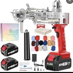 Multi-coloured sewing machine ywith , 2 batteries, and 2 cables #sewingmachine new