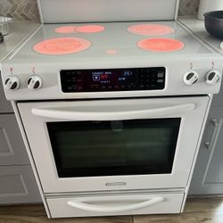 White Electric stove 