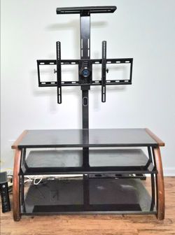 Moving sale .glass TV stand