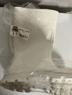 NIB Heartland Marine TUFF Steel Toe Waterproof Work Boots (Size 11) – White