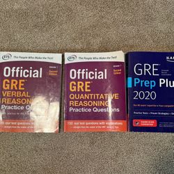 📚 GRE Prep Books for Sale (Official ETS & Kaplan)