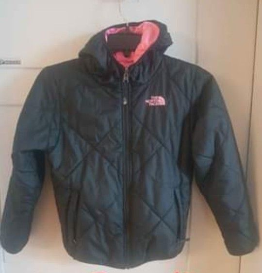 The North Face Kids Jacket (Black &pink) 